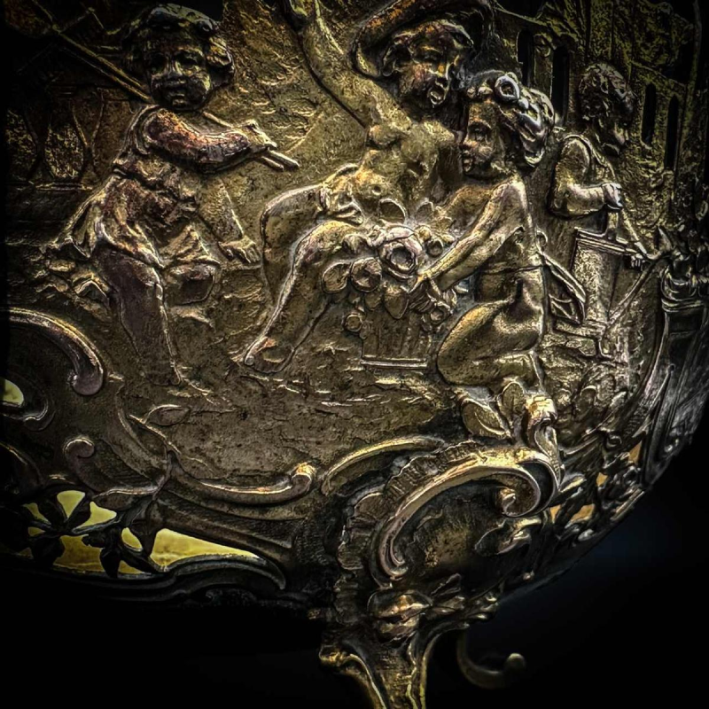 Silver gilt centrepiece 800/1000, Germany 19th century