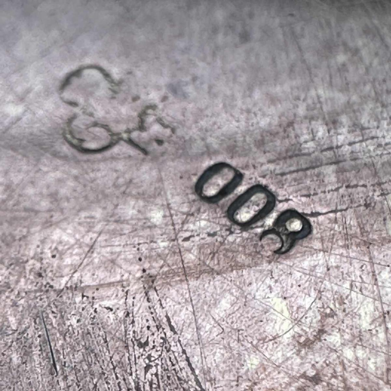 Centre de table en argent vermeil 800/1000, Allemagne 19ème siècle