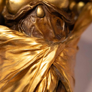 Louis-Ernest Barrias "La Nature se dÃ©voilant devant la scienceÂ, sculpture en bronze, XIXe s