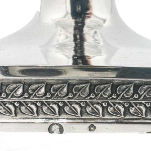 Empire-periode bezel 1809-1819 sterling zilver (950/1000) en blauw kristal.