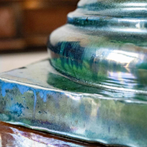 Louis Gustave Cambier & Roger Guérin, sculpture ‘ Bust of a young boy ’ salted stoneware, Bouffioulx ca 1925