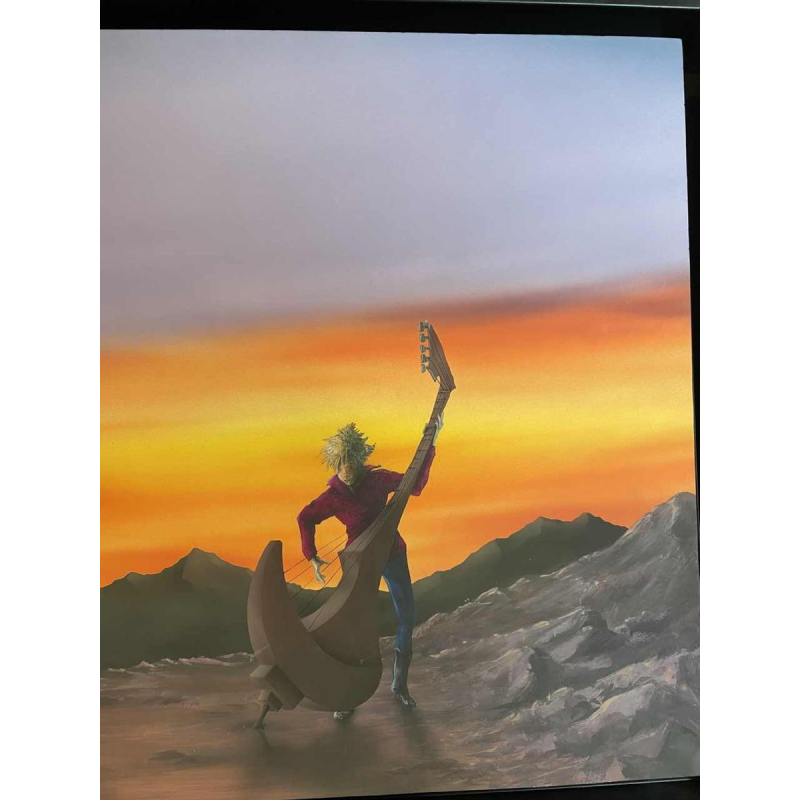 Dominique LEFEVRE Le musicien qui joue avec l'écho -2004 (De muzikant die met echo's speelt)