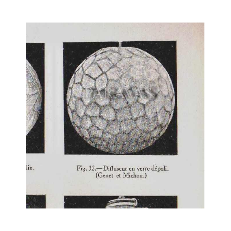 Genet et Michon : paire des lampes art déco. France 1930