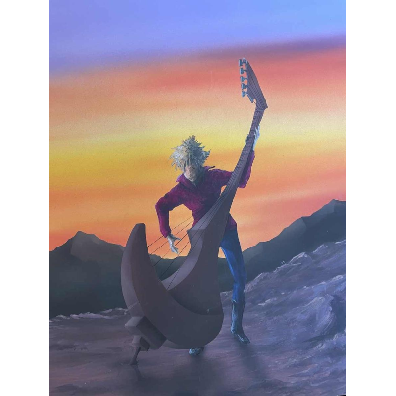 Dominique LEFEVRE « Le musicien qui joue avec lécho -2004 »