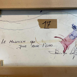 Dominique LEFEVRE « Le musicien qui joue avec lécho -2004 »