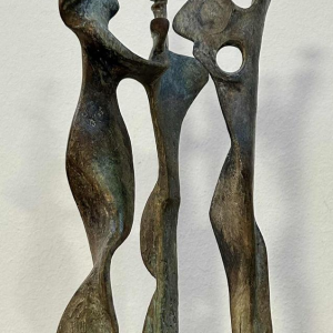 Max Seiz, bronze sculpture "Familie II"