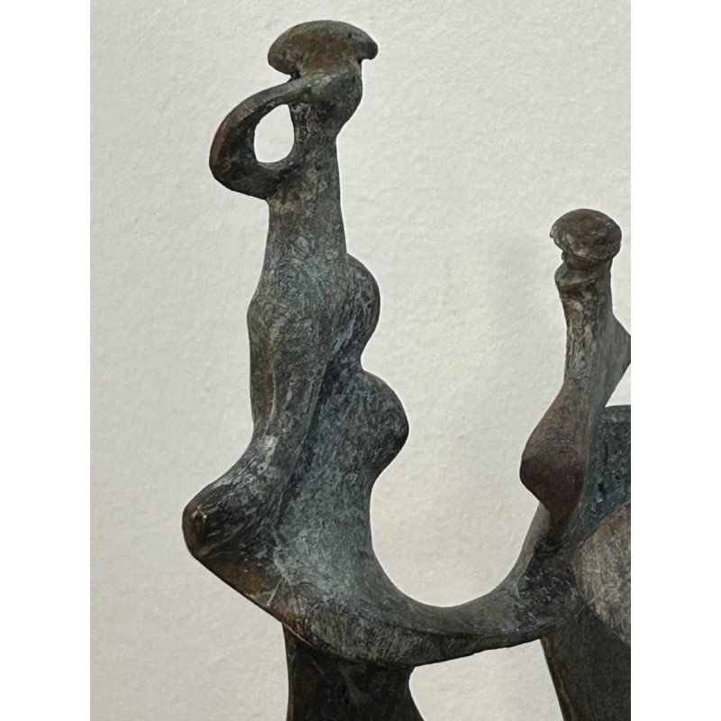 Max Seiz, bronze sculpture "Familie II"