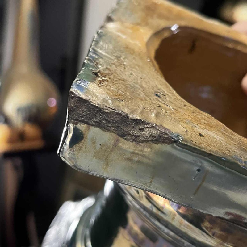 Louis Gustave Cambier & Roger Gue´rin, sculpture "Buste jeune enfant garc¸on" gre`s sale´ grand feu, Bouffioulx ca 1925