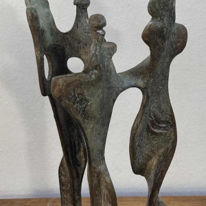 Max Seiz, bronze sculpture "Familie II"
