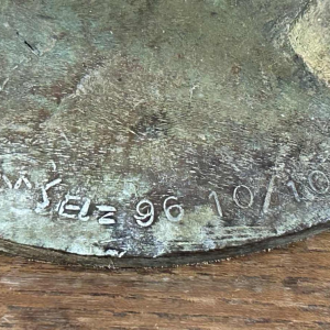 Max Seiz, "Familie II" bronzen sculptuur