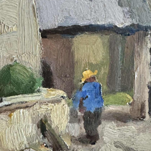 Jean-Baptiste SCORIEL (1883-1956): De kasteel - schilderij olie op paneel