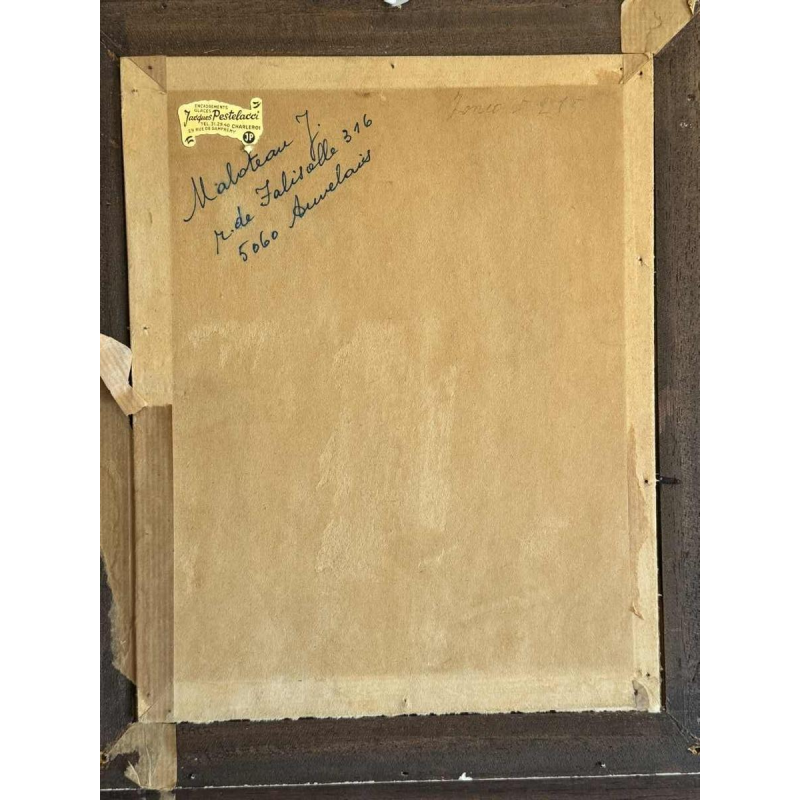 Jean-Baptiste SCORIEL (1883-1956): De kasteel - schilderij olie op paneel