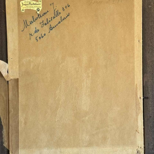 Jean-Baptiste SCORIEL (1883-1956): The castle - painting oil on panel