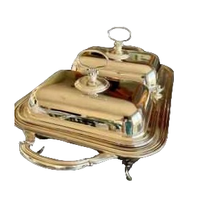 CESA, solid silver vegetable dish, 20th century