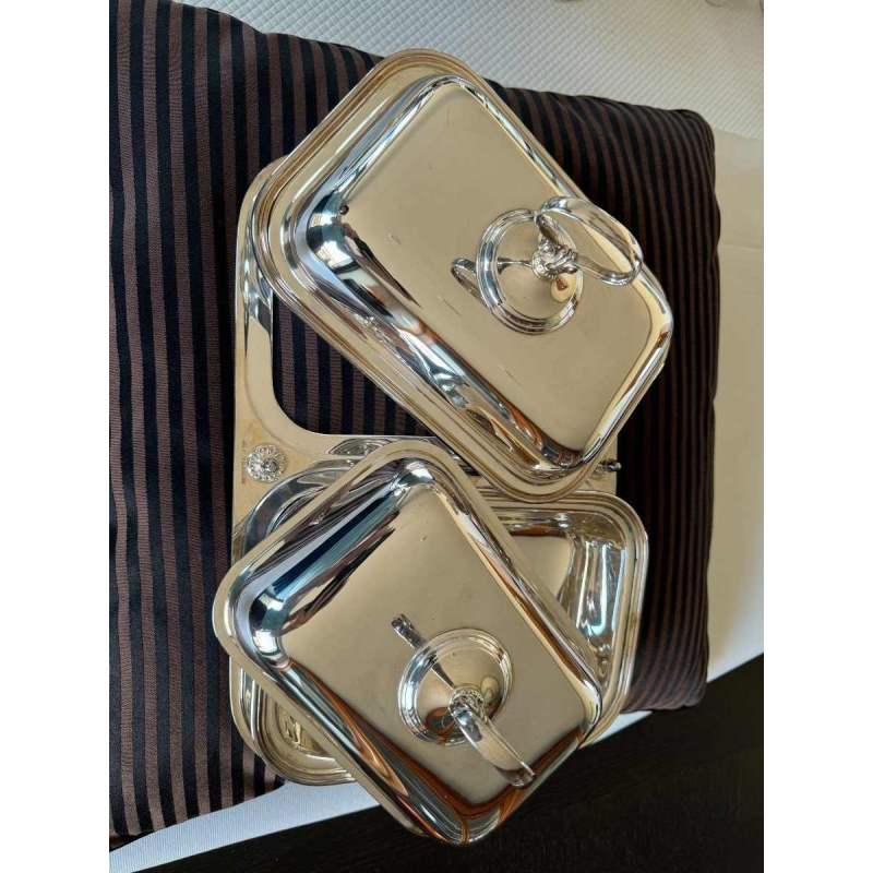 CESA, solid silver vegetable dish, 20th century