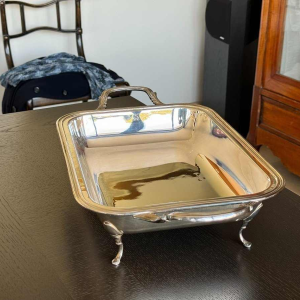 CESA, solid silver vegetable dish, 20th century