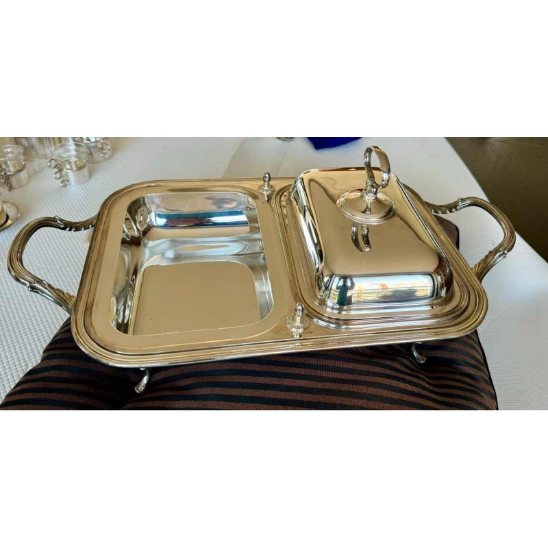 CESA, solid silver vegetable dish, 20th century