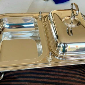 CESA, solid silver vegetable dish, 20th century