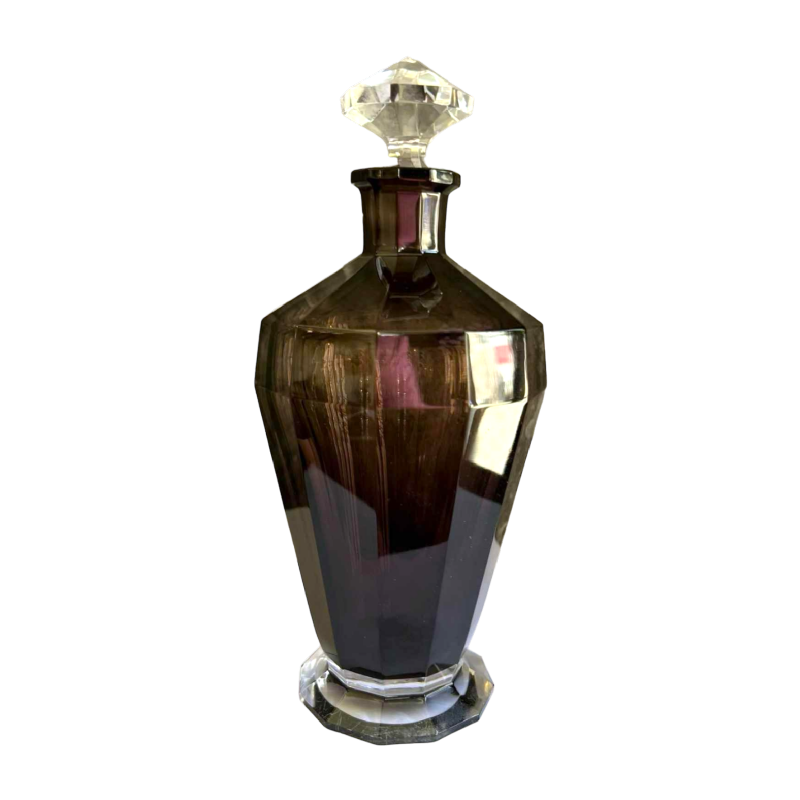 Val Saint Lambert, carafe à liqueur Art Déco modèle Montmartre