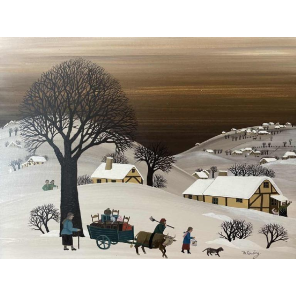 Thérèse COUSTRY (1950-): "Le déménagement" (The move)