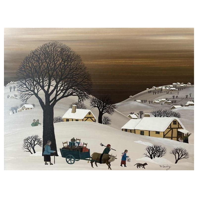 Thérèse COUSTRY (1950-): "Le déménagement" (The move)