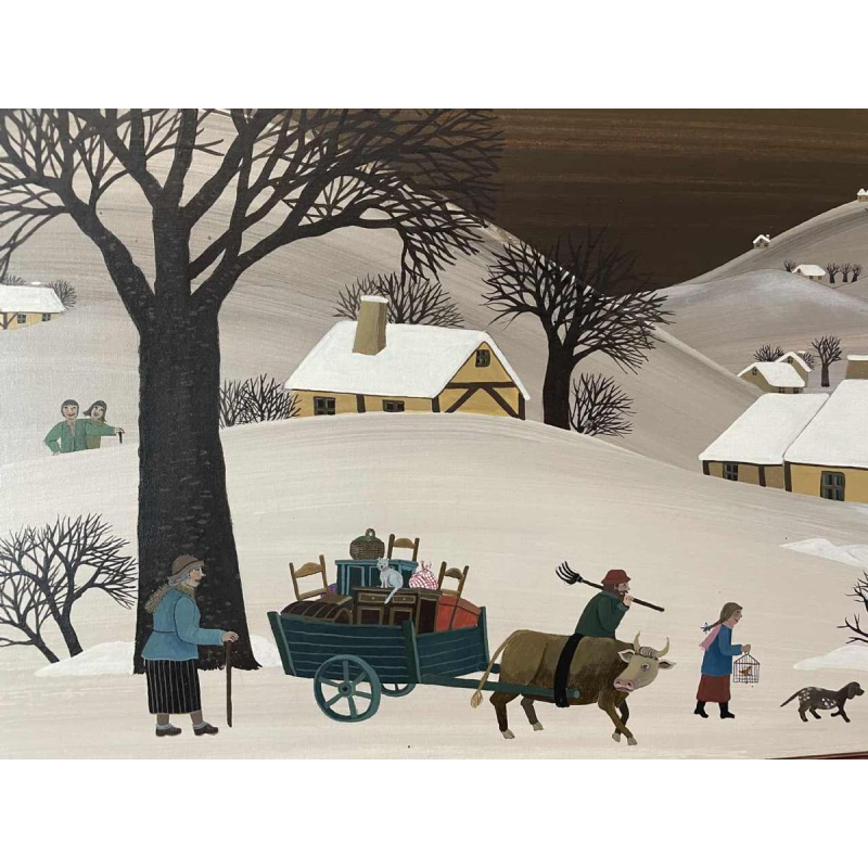 Thérèse COUSTRY (1950-): "Le déménagement" (The move)