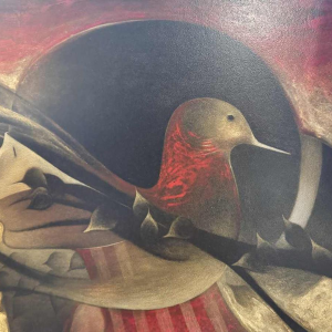 Maurice MUSIN « Orage dautomne » peinture huile sur panneau