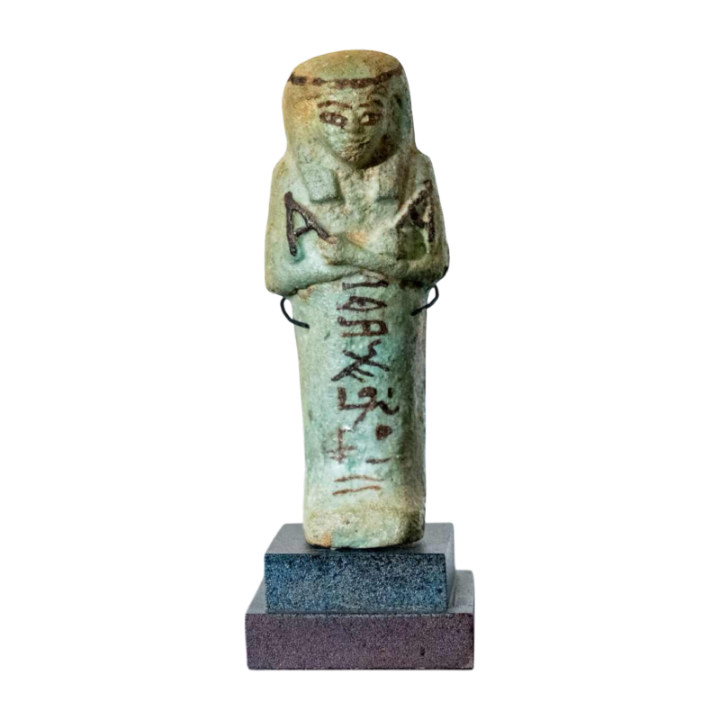 Ouchebti au nom du père divin d'Amon Padi-Khonsou, ca 11ème au 8ème siècle avant J-C