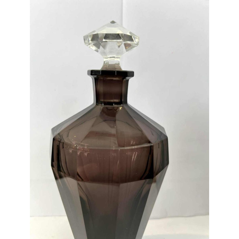 Val Saint Lambert, carafe à liqueur Art Déco modèle Montmartre