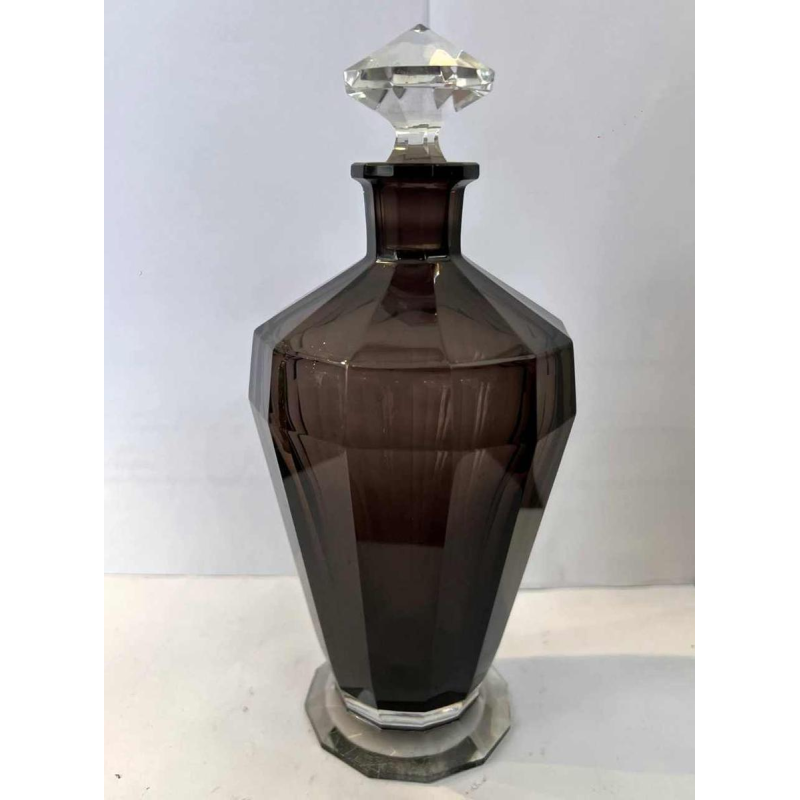 Val Saint Lambert, carafe à liqueur Art Déco modèle Montmartre