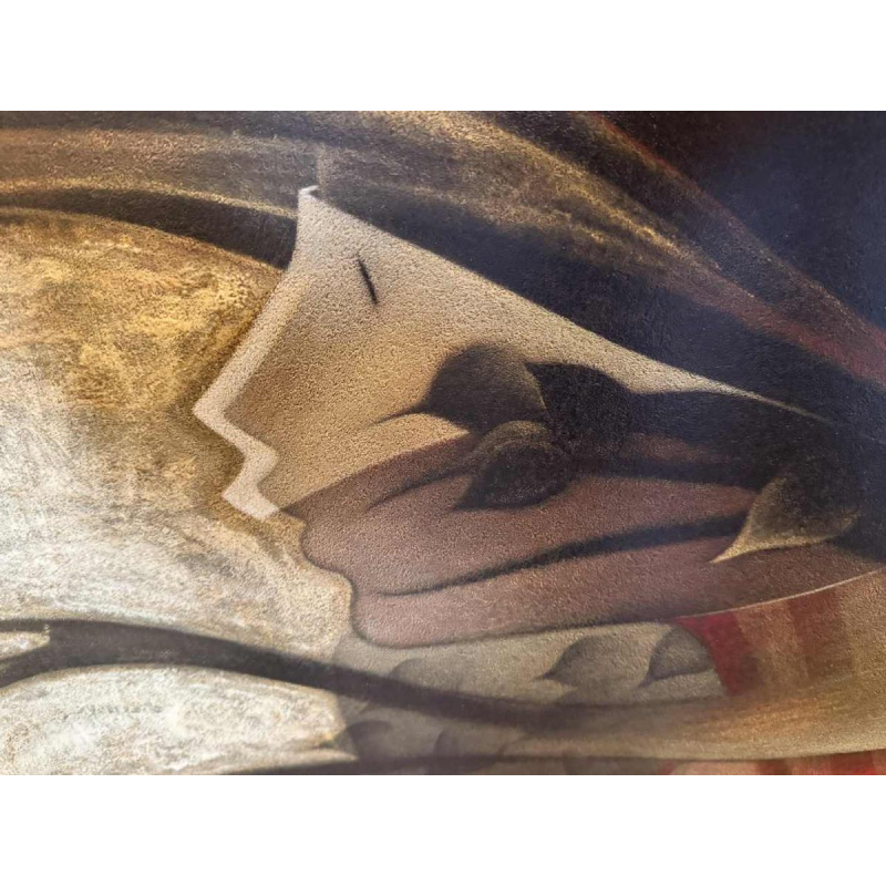 Maurice MUSIN « Orage dautomne » peinture huile sur panneau