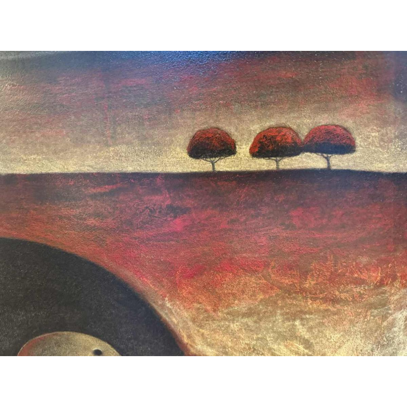 Maurice MUSIN « Orage dautomne » peinture huile sur panneau