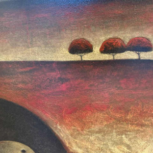 Maurice MUSIN « Orage dautomne » peinture huile sur panneau