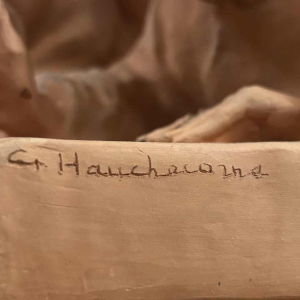 G. Hauchecorne Chinese Assembly terracotta sculpture, ca 1920