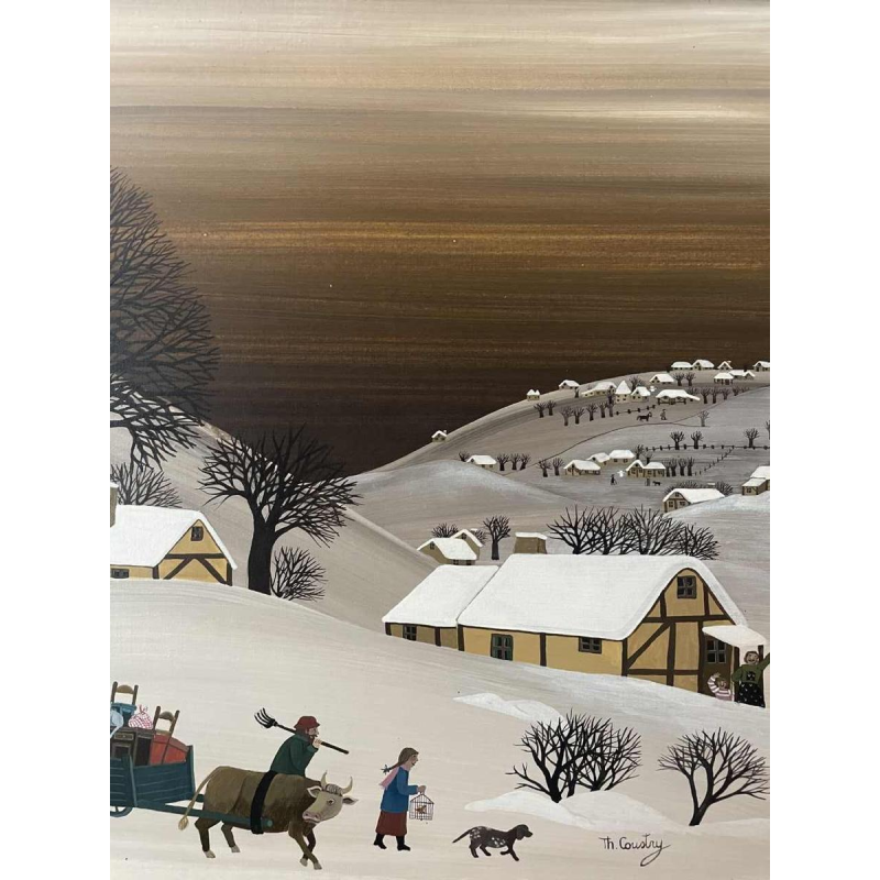 Thérèse COUSTRY (1950-): "Le déménagement" (The move)