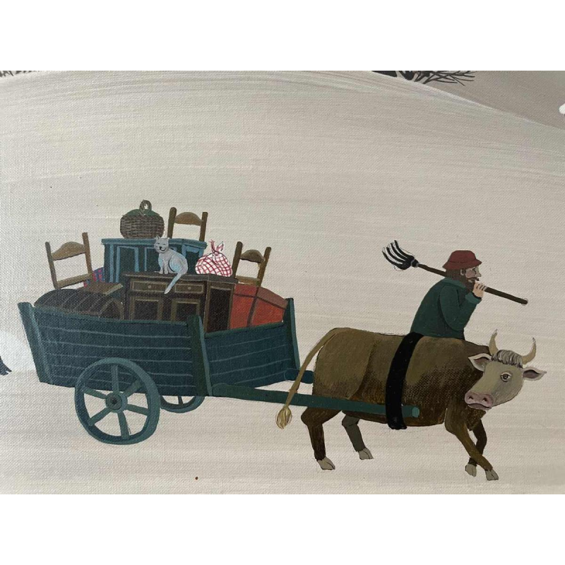 Thérèse COUSTRY (1950-): "Le déménagement" (The move)