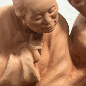 G. Hauchecorne Chinese Assembly terracotta sculpture, ca 1920