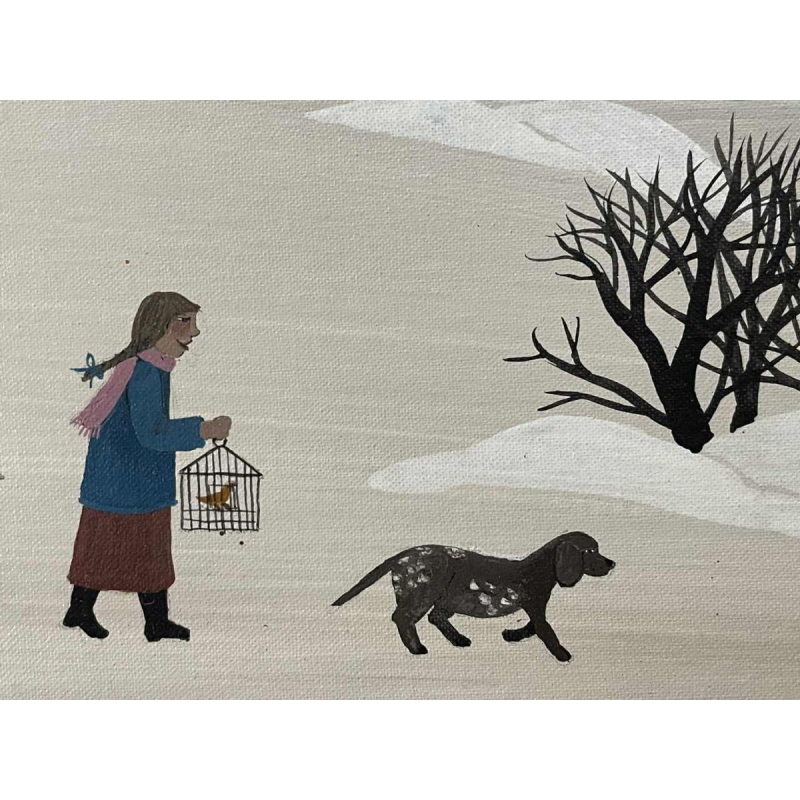 Thérèse COUSTRY (1950-): "Le déménagement" (The move)