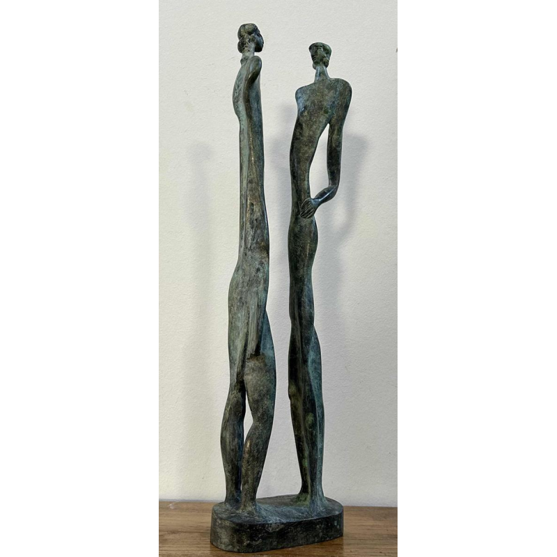 Max Seiz, bronzen beeld "La Rencontre