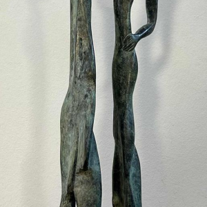 Max Seiz, sculpture en bronze « La Rencontre »