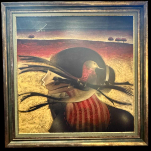 Maurice MUSIN « Herfst onweer » schilderij olie op paneel