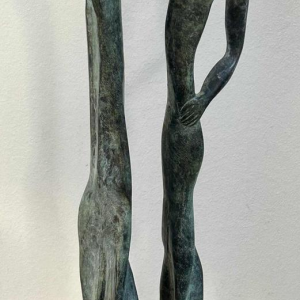 Max Seiz, bronze sculpture "La Rencontre