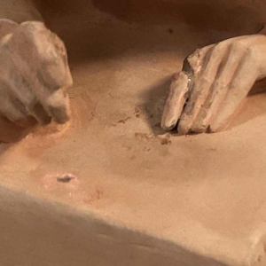 G. Hauchecorne Chinese Assemblage terracotta sculptuur, ca 1920