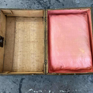 Coffret en Bois de Spa - Jolités de Spa - décor chinois laqué noir, XVIIIe siècle