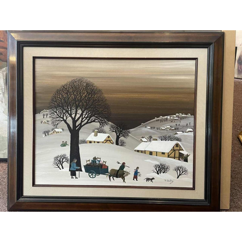 Thérèse COUSTRY (1950-): "Le déménagement" (The move)