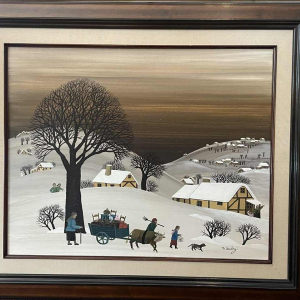 Thérèse COUSTRY (1950-): "Le déménagement" (De verhuizing)