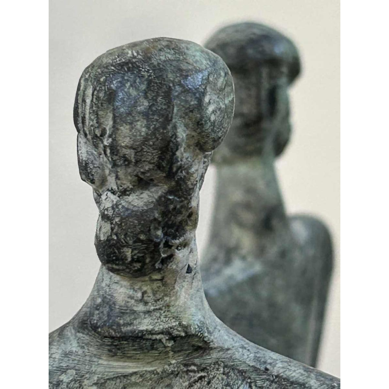 Max Seiz, sculpture en bronze « La Rencontre »
