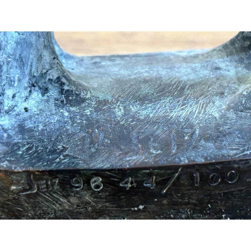 Max Seiz, bronze sculpture "La Rencontre