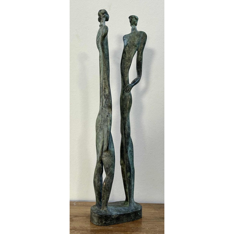 Max Seiz, bronzen beeld "La Rencontre