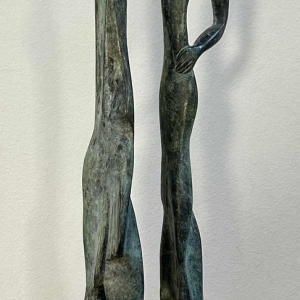 Max Seiz, sculpture en bronze « La Rencontre »